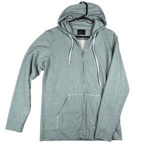 ASTOR & BLACK Men's Blue Full Zip Hoodie Sport Fit Lightweight Casual Size M